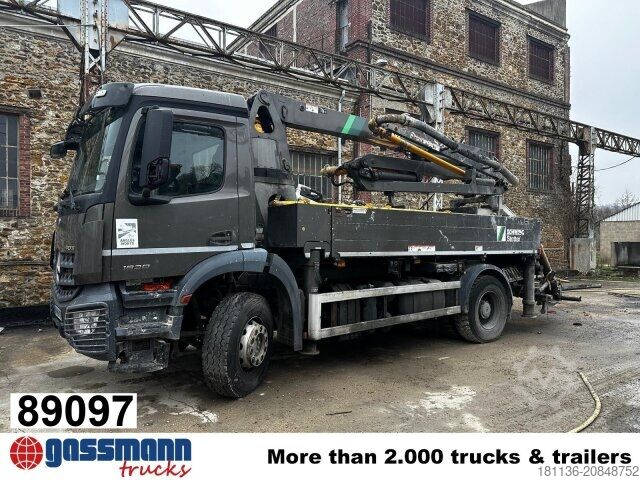 Автобетононасос Mercedes-Benz Arocs 1830 K 4x2, Betonpumpe Schwing S 20, Funk
