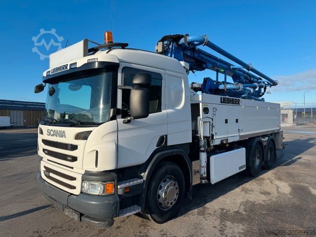 Автобетононасос SCANIA P410 6x4 Liebherr THP 140 H 24 M4XH Concretepump