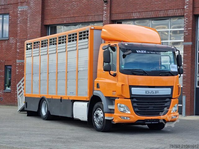 Перевозка крупного рогатого скота DAF CF 400 4x2 - Menke Livestock 1 deck 16.48M2 - E...