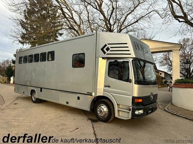 Скотовоз Mercedes-Benz Atego 1223 Ketterer 5-6 Pferde Wohnmobilzul.