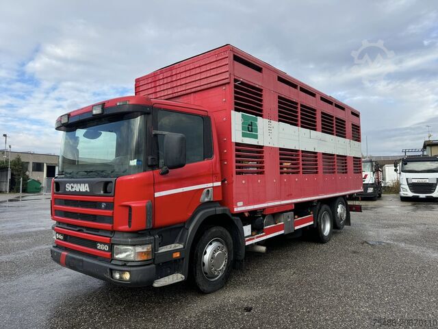 грузовик для перевозки скота SCANIA 94 D 260 3 ASSI 6X2 TRASPORTO ANIMALI