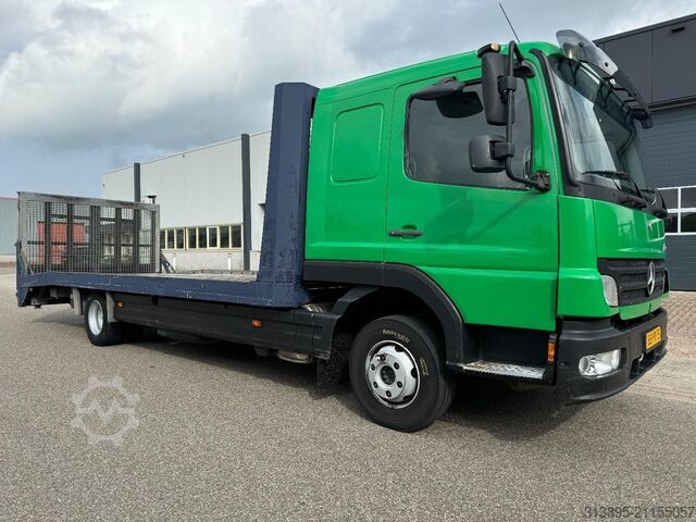 автомобиль-фургон для перевозки автомобилей Mercedes-Benz Atego 1224, Ad-Blue, Klima, Hydraulik Brucke / ...