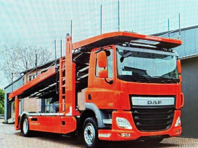 автомобиль-фургон для перевозки автомобилей DAF CF 400 Citytrans I 5 Lader I Autotransporter I ...