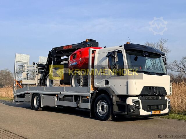 автомобиль-фургон для перевозки автомобилей Renault D WIDE Machine transporter | Nieuw
