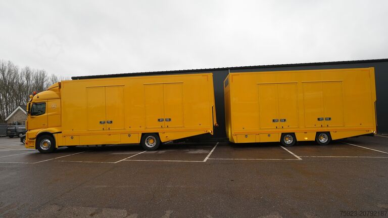 автомобиль-фургон для перевозки автомобилей Mercedes-Benz ACTROS 1942 CAR TRANSPORTER COMBI WITH TIJHOF T...