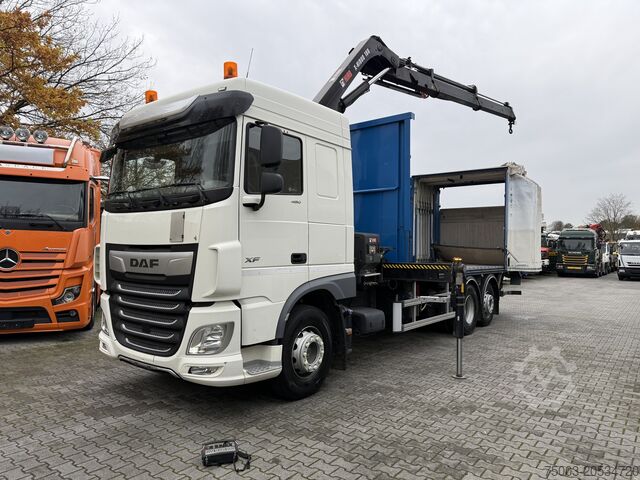 Кран-манипулятор на шасси грузовика Daf XF480 6X2*4 Kran Hiab X-HiDuo 188