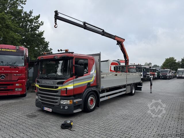 Кран-манипулятор на шасси грузовика Scania P410 4X2 Palfinger PK 13001