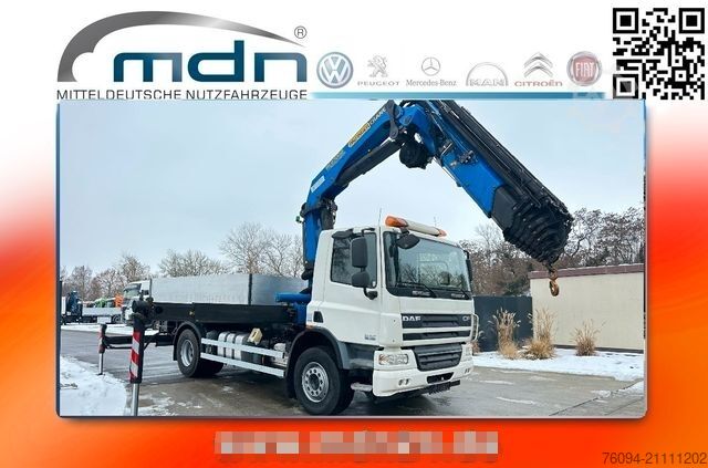 Кран-манипулятор на шасси грузовика DAF CF 310 Pritsche KRAN 27m FUNK SEILWINDE