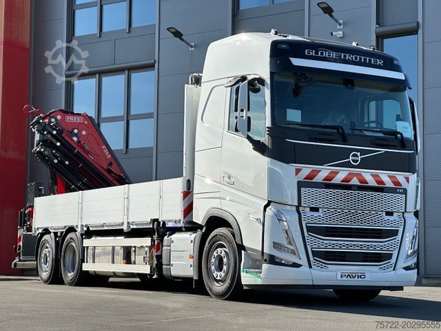 Кран-манипулятор на шасси грузовика VOLVO FH 500 6x2 Container-Pritsche/FASSI 545RA.2.28