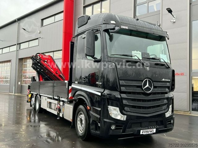 Кран-манипулятор на шасси грузовика MERCEDES-BENZ ACTROS 2548/CONTAINERPRITSCHE/KRAN FASSI F545