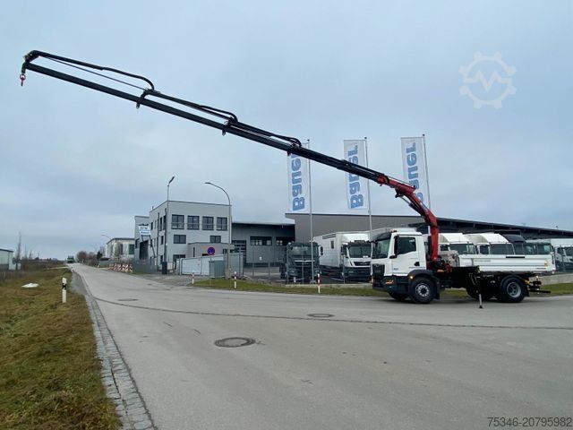 Кран-манипулятор на шасси грузовика MAN TGM 18.320 /4x2/BL/Meiller/Kipper/Kran/15 m/ Neu