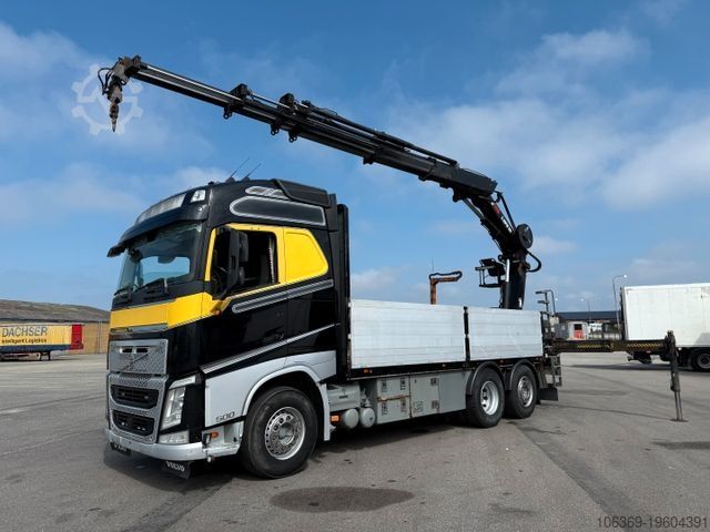 Кран-манипулятор на шасси грузовика VOLVO FH500 6x2*4 / Crane HIAB 262 EP-5 Euro 6