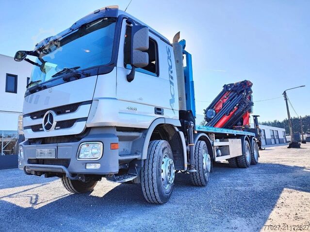 Автокран Mercedes-Benz Actros 4151 V8 8x4 Dakdekkerskraan / montagekra...
