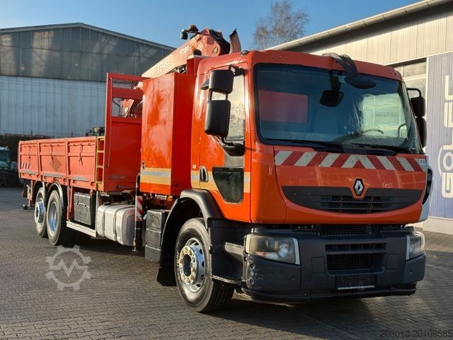 Кран-манипулятор на шасси грузовика RENAULT Premium Lander Pritsche mit Kran FASSI