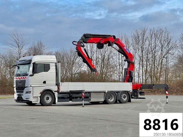 Кран-манипулятор на шасси грузовика MAN TGX TG3 26.510 HMF Kran 5020K RCS  + JIB