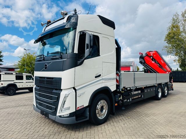 Кран-манипулятор на шасси грузовика VOLVO FH 540 6x2 Container Fassi F545 Heck 360° 100%