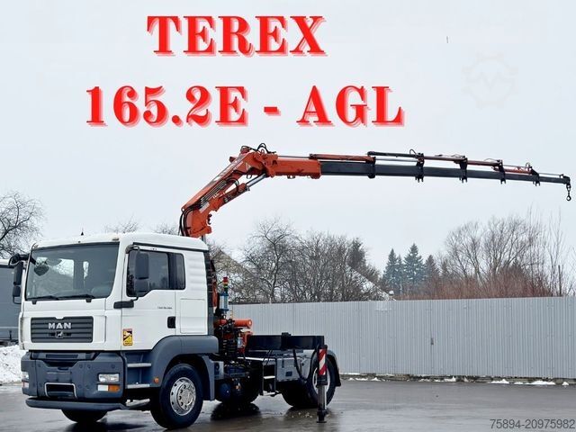 Кран-манипулятор на шасси грузовика MAN TGA 18.360* Sattelzugmaschine * TEREX 165.2E