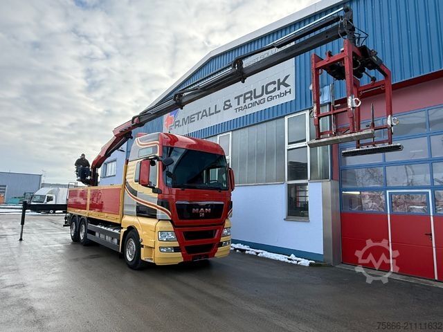 Кран-манипулятор на шасси грузовика MAN 26.480 TGX BL 6x2 Ladekran Palfinger PK 21001 L