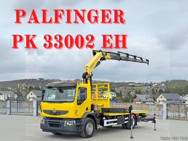 Кран-манипулятор на шасси грузовика RENAULT PREMIUM 430 DXI* PK 33002 EH/FUNK * TOPZUSTAND