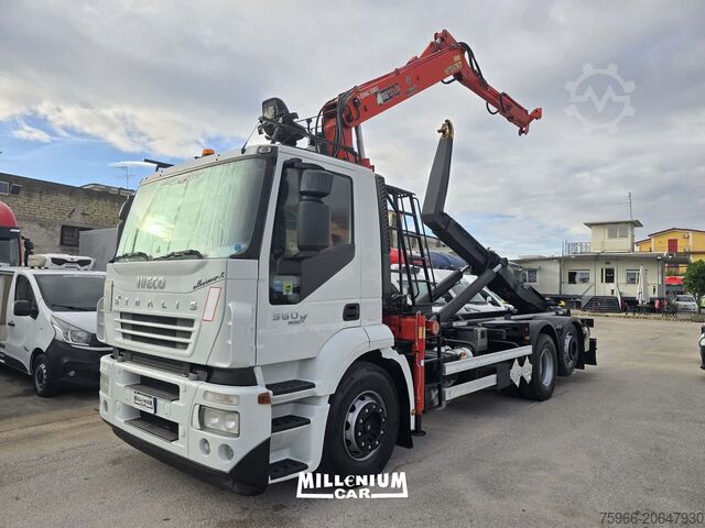 кран-вахтовка Iveco STRALIS 260D36 GRU E SCARRABILE ADR
