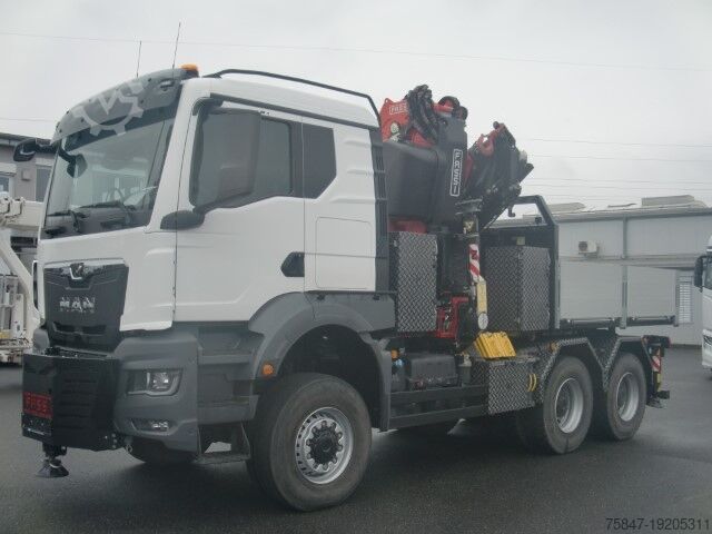 Грузовик с крановой надстройкой MAN TGS 33.470 BB 6x6 Fassi Kran F455RA 2.26