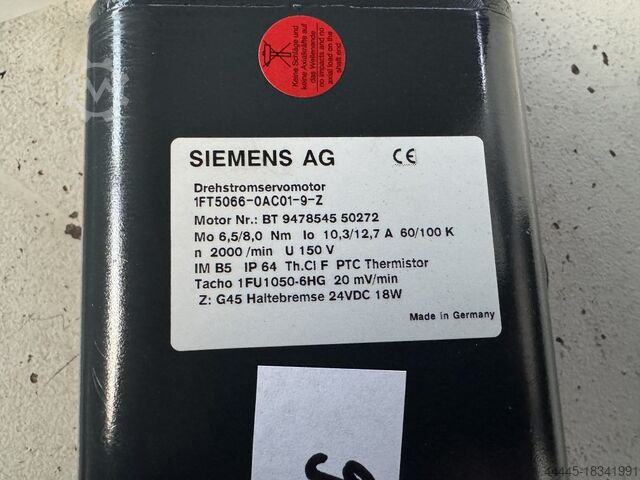 Двигатель SIEMENS 1FT5066-0AC01-9-Z