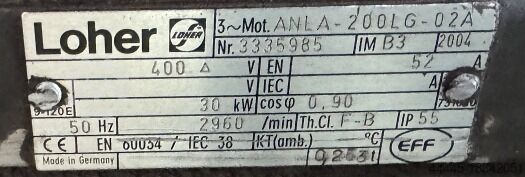 Двигатель Loher ANLA200LG02A