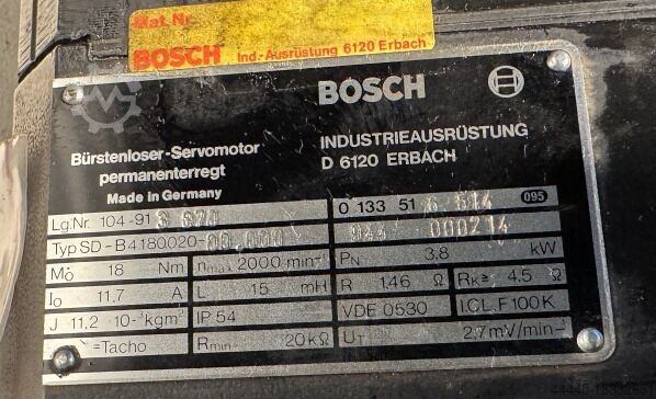 Двигатель Bosch SD-B4.180.020-00.000