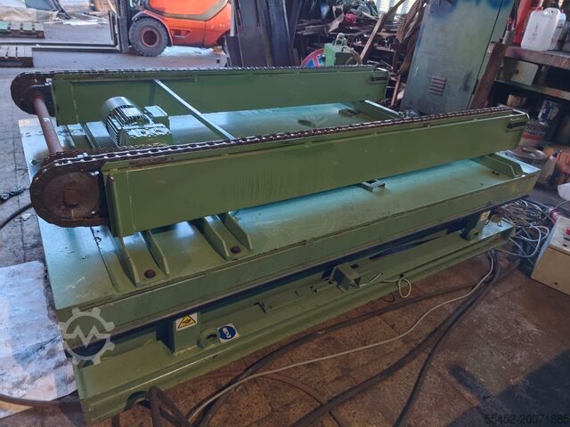 Lifting scissors conveyor  