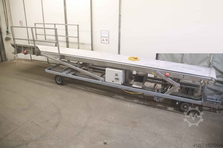 Ленточный конвейер из нержавеющей стали с частотным регулированием unbekannt 7160 x 770 mm