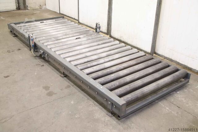 Роликовый конвейер с приводом и заглушкой unbekannt 3730/1480/H370 mm