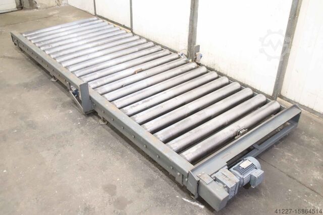 Роликовый конвейер с приводом и заглушкой unbekannt 3730/1480/H380 mm