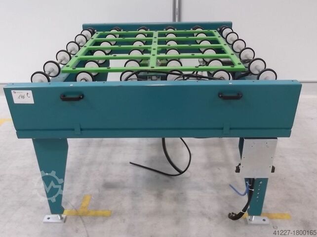 Роликовый конвейер с приводом Grenzebach mit Dreheinheit