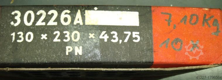 Конический роликовый подшипник FLT Nr 30226A