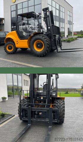 вилочный погрузчик Gunter Grossmann Ruw terrein 4 × 4 vorkheftruck met Yanma