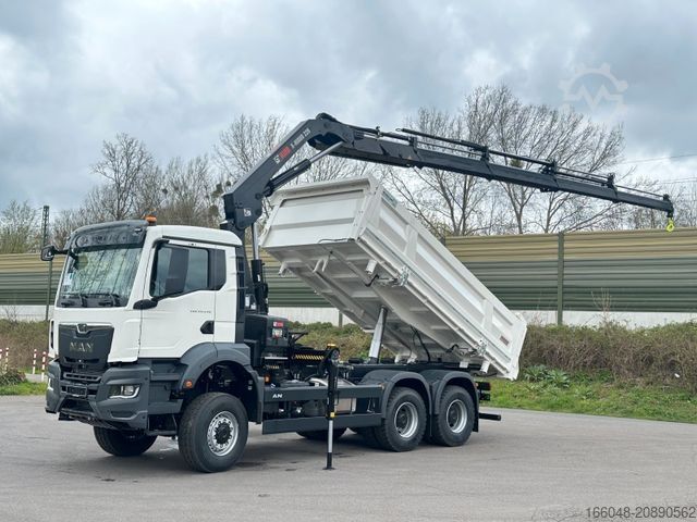 другое MAN TGS 33.440 6x6 /3-Seiten- Kipper /  HIAB 228-4
