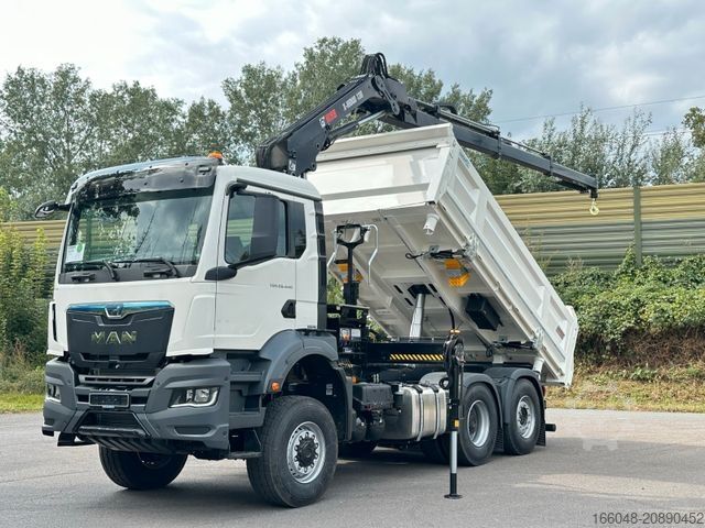 другое MAN TGS 28.440 6x4-4/3-Seiten- Kipper / Hiab 138-3