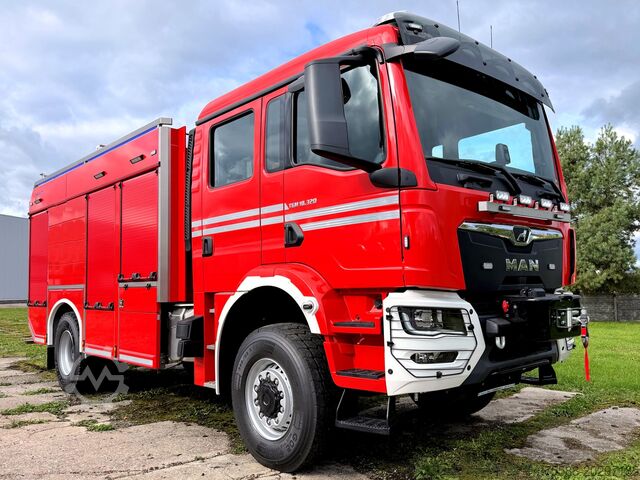 пожарная машина / автоцистерна пожарная MAN TGM 18.320 TLF 6000 4x4 Seilwinde