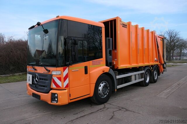 Мусоровоз mercedes-benz 2635 NGE-L62N Econic Aufbau Zöller Medium X2 evo Lenkachse KLIMA