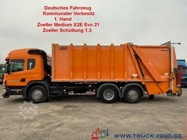 Мусоровоз Scania P320 Zoeller MediumX2 21m³ Zoeller Schüttung 1.3
