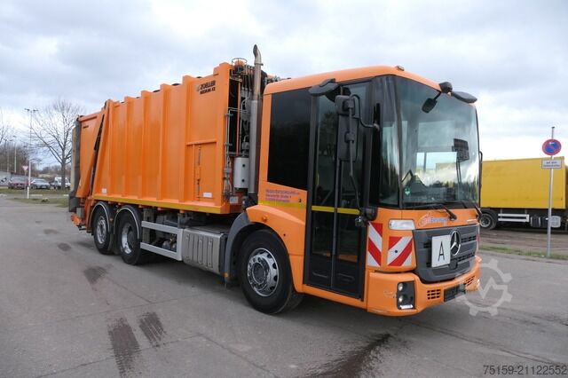 Мусоровоз mercedes-benz 2635 NGE-L62N Econic Aufbau Zöller Medium Lenkachse KLIMA