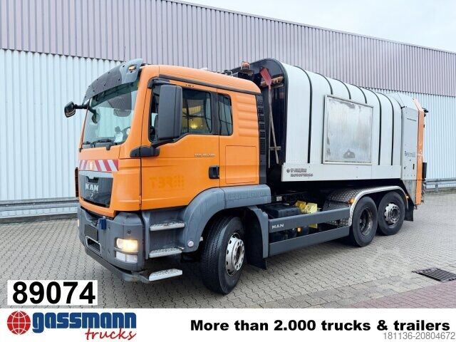 Мусоровоз MAN TGS 26.320 6x2-4 BL, Intarder, Lenkachse, FAUN