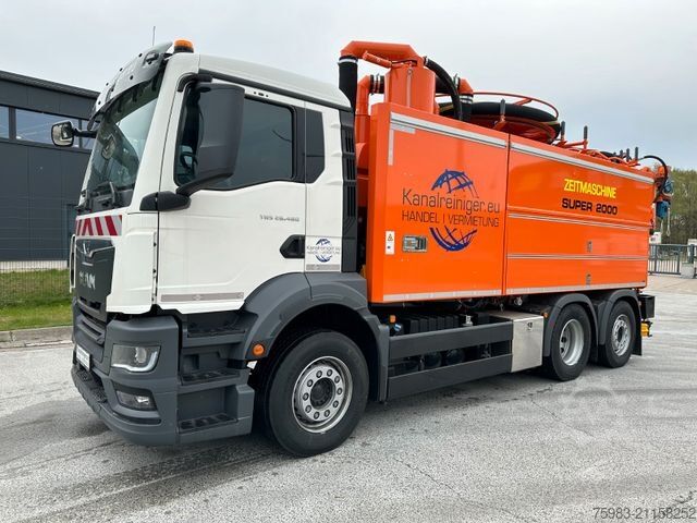 Вакуумная автоцистерна MAN TGS 26.480 6x2 BL Wiedemann Super 2000 8,0/5,0/1