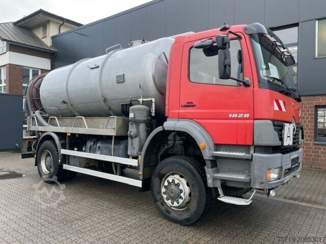 Вакуумная автоцистерна Mercedes-Benz 1828 4x4 Atego Saugwagen 11.000ltr.