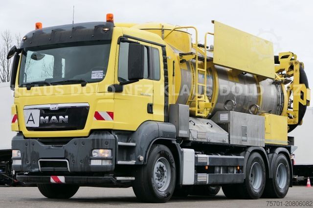 Вакуумная автоцистерна MAN TGS 26.320 Saugbagger Kamera 6x4 Euro 5