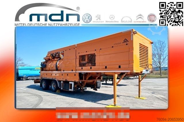 Вакуумная автоцистерна MERCEDES-BENZ Assmann Auflieger Saug-Druck-Kombi  / Recycler