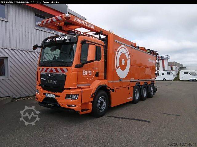 Вакуумная автоцистерна MAN TGS (TG3) 35.510 8x4-4 BL CH MÜLLER Canalmaster