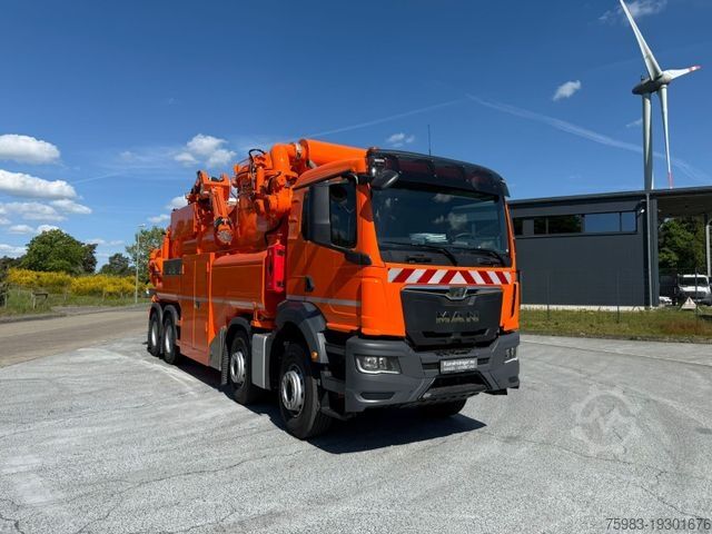 Вакуумная автоцистерна MAN Naaktgeboren VACU PRESS 10.000 TGS 41.440 BB 8X4