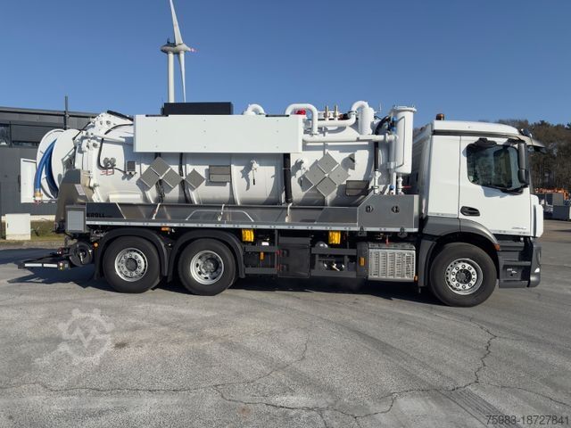 Вакуумная автоцистерна MERCEDES-BENZ Actros 2546 L 6x2 NEU ! KROLL Saug-Druck-Aufbau