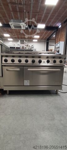 Газовая плита с 6 конфорками и духовым шкафом Bartscher GAS STOVE WITH 6 BURNERS AND OVEN